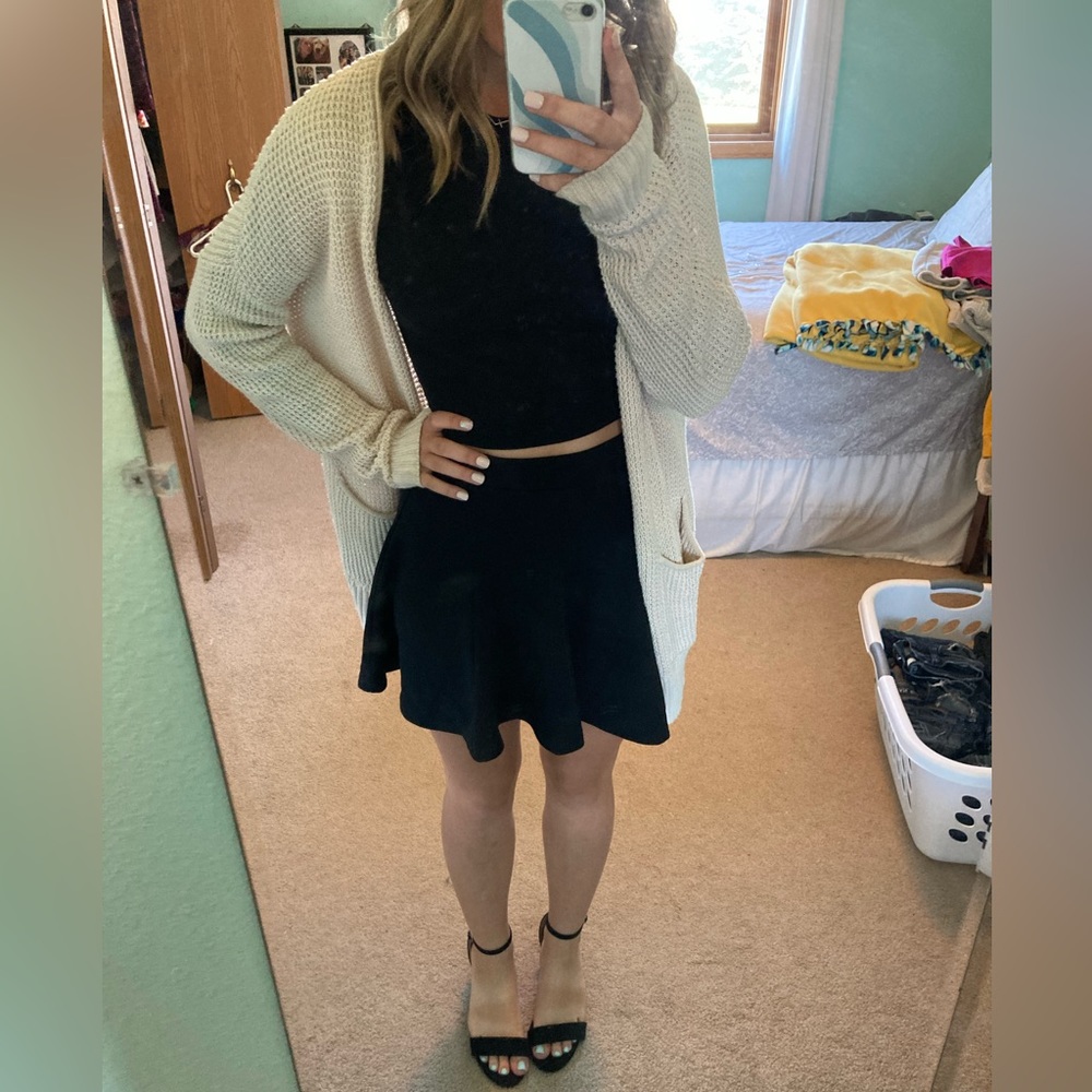 Black skirt